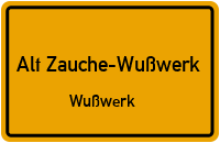 Feldweg(Asphalt) in Alt Zauche-WußwerkWußwerk
