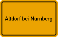 Altdorf bei Nürnberg in Bayern