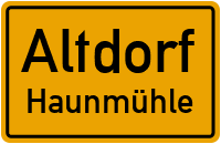 Haunmühle in AltdorfHaunmühle