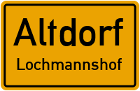 Straßen in Altdorf Lochmannshof