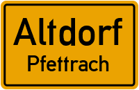 Talstraße in AltdorfPfettrach