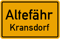 Kransdorf in AltefährKransdorf