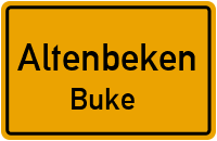 Dorfstraße in AltenbekenBuke