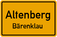 Elendsteig in AltenbergBärenklau