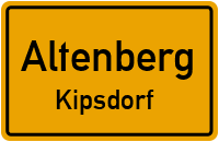 Waldstraße in AltenbergKipsdorf