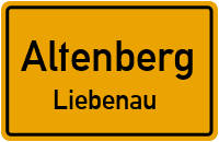 Teichstraße in AltenbergLiebenau