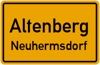 Straßenverzeichnis Altenberg Neuhermsdorf