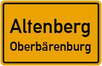 Vorderbärenburger Weg in AltenbergOberbärenburg