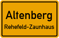 Grenzweg in AltenbergRehefeld-Zaunhaus