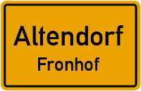 Horsterstraße in AltendorfFronhof