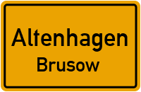 Straßen in Altenhagen Brusow