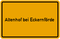 City Sign Altenhof bei Eckernförde