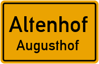 Straßen in Altenhof Augusthof
