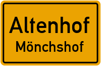 Straßen in Altenhof Mönchshof