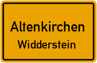 Bergstraße in AltenkirchenWidderstein