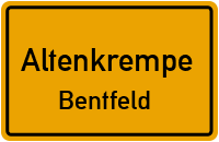 Straßen in Altenkrempe Bentfeld