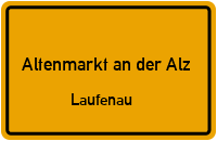 Straßen in Altenmarkt an der Alz Laufenau