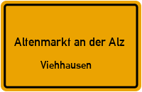 Straßen in Altenmarkt an der Alz Viehhausen