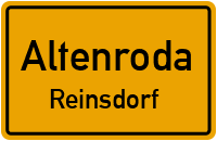 Straßen in Altenroda Reinsdorf