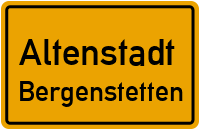 Alter Bergweg in AltenstadtBergenstetten