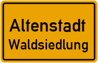 Dieselstraße in AltenstadtWaldsiedlung