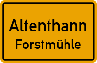 Mühlweg in AltenthannForstmühle