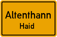 Straßenverzeichnis Altenthann Haid