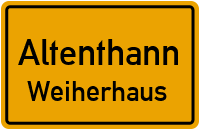 Weiherhausweg in AltenthannWeiherhaus