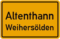 Straßenverzeichnis Altenthann Weihersölden