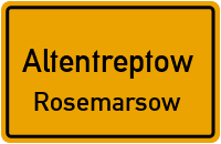 Straßenverzeichnis Altentreptow Rosemarsow