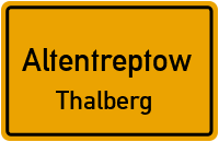 Straßenverzeichnis Altentreptow Thalberg