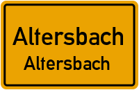 Braugasse in AltersbachAltersbach