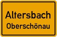 Straßen in Altersbach Oberschönau