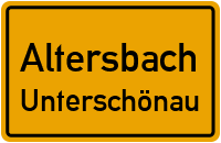 Straßen in Altersbach Unterschönau