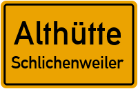 Straßenverzeichnis Althütte Schlichenweiler