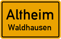 Neuer Weg in AltheimWaldhausen