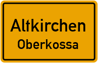 Straßen in Altkirchen Oberkossa