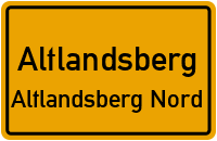 Weißdornstraße in AltlandsbergAltlandsberg Nord
