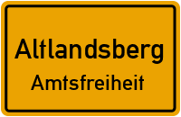 Am Mühlenfließ in AltlandsbergAmtsfreiheit