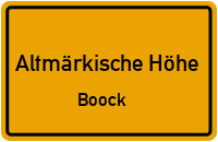 Boock Nr. in Altmärkische HöheBoock