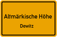 Dewitz in Altmärkische HöheDewitz