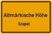 Stapeler Hauptstraße in Altmärkische HöheStapel