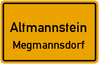 Straßen in Altmannstein Megmannsdorf