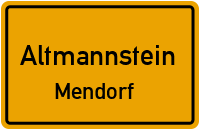 Straßen in Altmannstein Mendorf