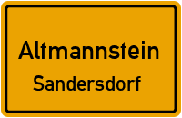 Straßenverzeichnis Altmannstein Sandersdorf