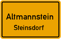 Straßen in Altmannstein Steinsdorf