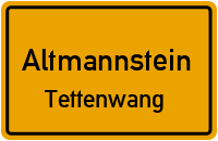 Straßen in Altmannstein Tettenwang