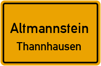 Straßenverzeichnis Altmannstein Thannhausen