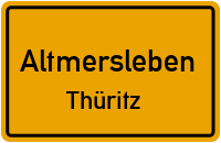 Straßen in Altmersleben Thüritz