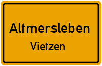 Straßen in Altmersleben Vietzen
